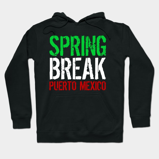 Spring Break Puerto Mexico Hoodie by klance